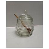 Glass Honey Pot Jar