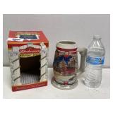 2001 Budweiser Holiday Stein - "Holiday at the