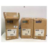 (3) Progress Lighting Polished Brass Outdoor