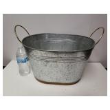 Galvanized Pan W/ Handles