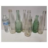 Vintage Glass Bottles: Miller, Coca-Cola, GBS