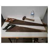 (2) Hand Saws, Small Sledge Hammer