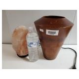 Salt Lamp & Flower Pot