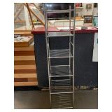 6-tiered Metal Shelving Unit - 13"x13"x55.5"