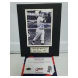 Mickey Mantle Signed Picture W/COA - 8"×10" -