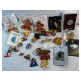 Various Souvenir Pins - NASCAR, Travel