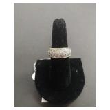 Gold Cluster Style Rhinestone Ring