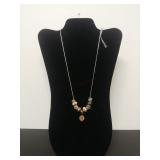 Fall Turkey Art Murano Glass Bead Necklace -