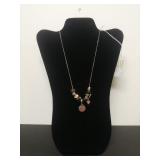 Thanksgiving Art Murano Glass Bead Necklace -