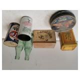 Glass Coke Bottles, Duck Canister,  Hershey