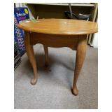 Oval Oak Side Table