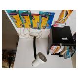 Plastic File- Pencils, Pen, Printer Paper,