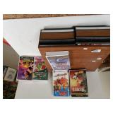 Various VHS Tapes & VHS Storage Case