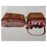 Longaberger Baskets (red toned)