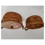 Oval Longaberger Baskets - 1 Has Rabbit Cover