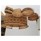 Various Sized Handmade Baskets