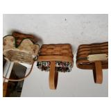 (2) Small Longaberger Baskets & Delaware 1st