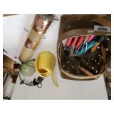 Basket, Hummingbird Feeders, Watering Can,