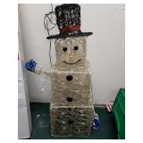 Light Up Wire Snowman