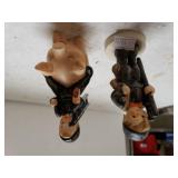 Goebel Hummel Boy With Ladder & Boy Riding pig