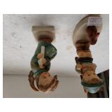 Goebel Boy And Rabbit & Girl Angel Figure