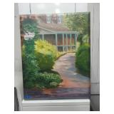 An Original Painting Of The Homestead By Rose