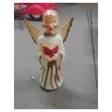 Vintage Blow Mold Angel (Works)