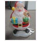 16.5" Vintage Blow Mold Santa (Works)