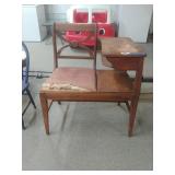 Vintage Mahogany Gossip Table