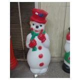 Vintage 22" Snowman Blow Mold