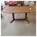 Danish Mid Century Modern Table 70" Expands To