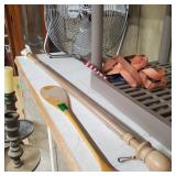 Flag Pole, And Decorative Paddle From Porters