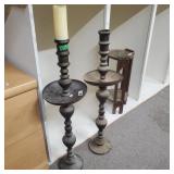 (2) 37" Tall Candle Holders