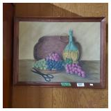 Painting Of Grapes By L.B. Walf