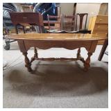 Oval Wood Coffee Table