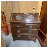 Vintage Writing Desk With Drawers