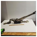 Dual Gear Ratchet Pulley System