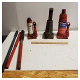 (3) Jacks With Handles