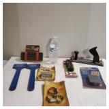 (2) Windshield Scrapers, Drill Stand, Drill