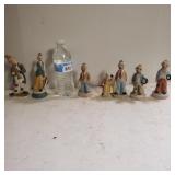 (7) Ceramic Clown Figurines