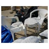 Plastic Patio Set Chairs & Table