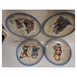 Schmidt Christmas Decorative Plates