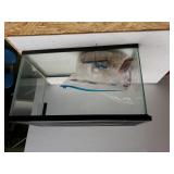 Glass Tank With Peeples & Sand