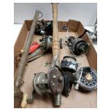 Assorted Fishing reels, Anchor  & More