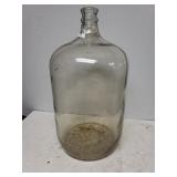Glass Jug With Beveled Bottom