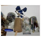 Container Of Decorative Tile Pieces, Strips Of