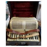 Antique Scandalli Accordion In Case