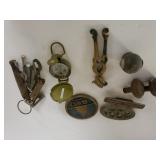 Antique Nautical Compass, Eagle Nutcracker,