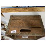 United Dairies Wooden Crate