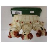 Cast Iron Puppy Figure